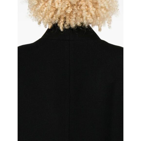 Rohe Black Coats - Single Breasted Coats Women - Picture 4 of 5